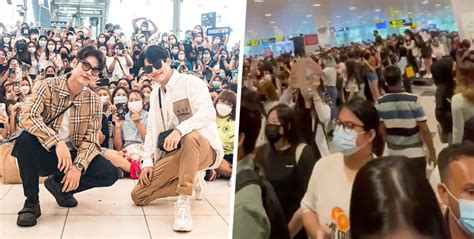 BrightWin Draws Large Crowd At Changi Airport Upon Arrival